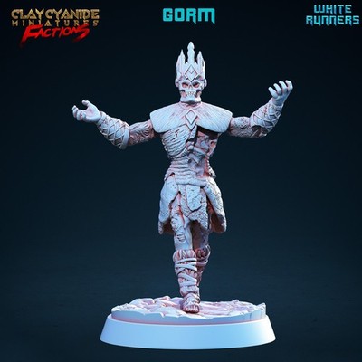 Untoter nordischer König Miniatur Skelett Wikinger Figur für TTRPG's wie D&D 5e