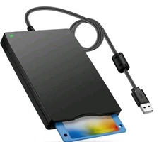 External USB Floppy Drive FDD 1.44MB 3.5inch - PC and MAC - (X9T)