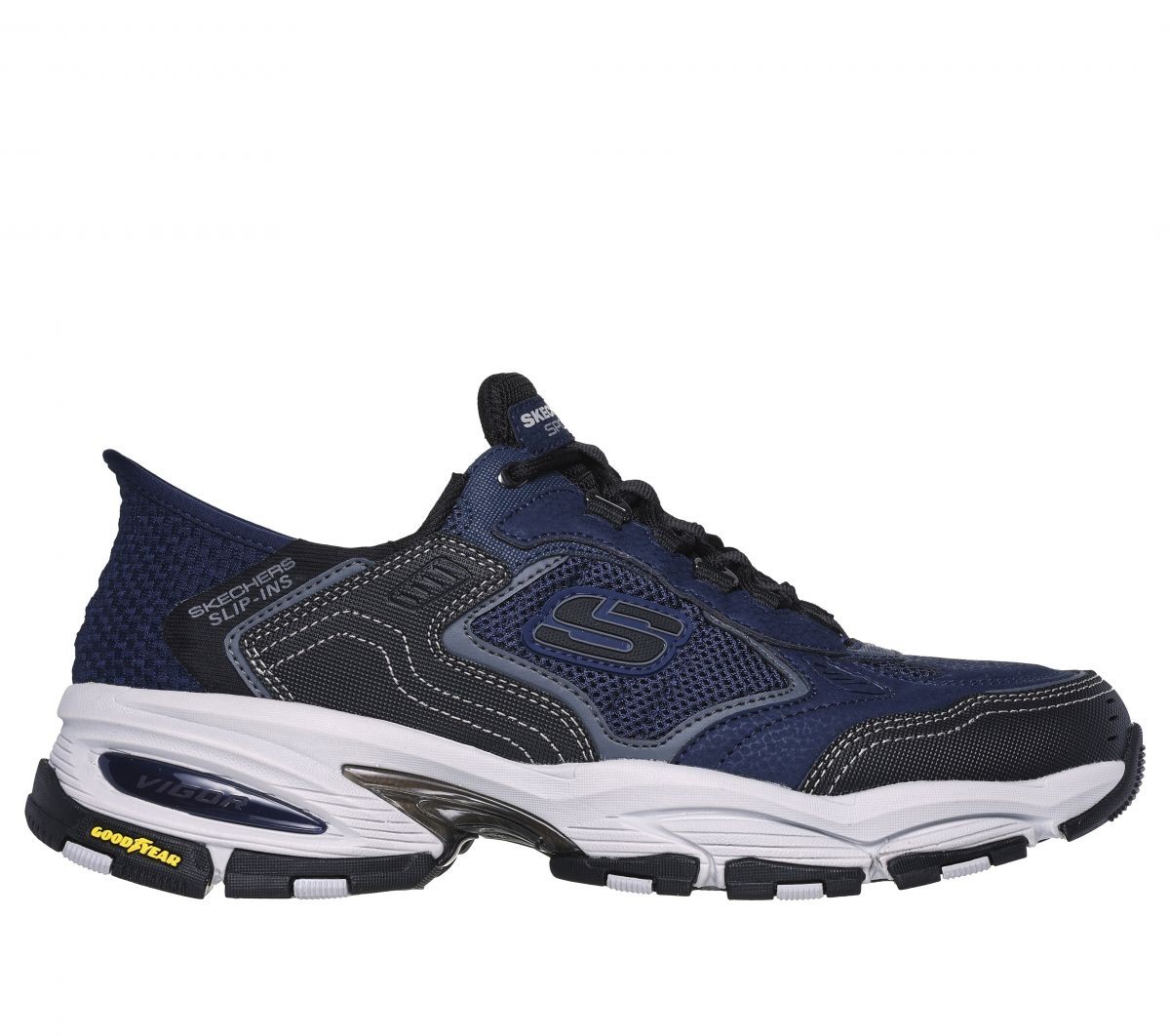 Skechers Men's Slip-Ins: Vigor 3.0 - Drafting Sneaker Navy/Black
