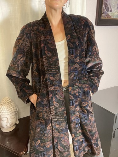 Vintage Velvet J.L. DeBall Portrait Coat From The 80S - Picture 8 of 11