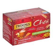 Twinings Chai Decaffeinated Tea Bags - 120/Box