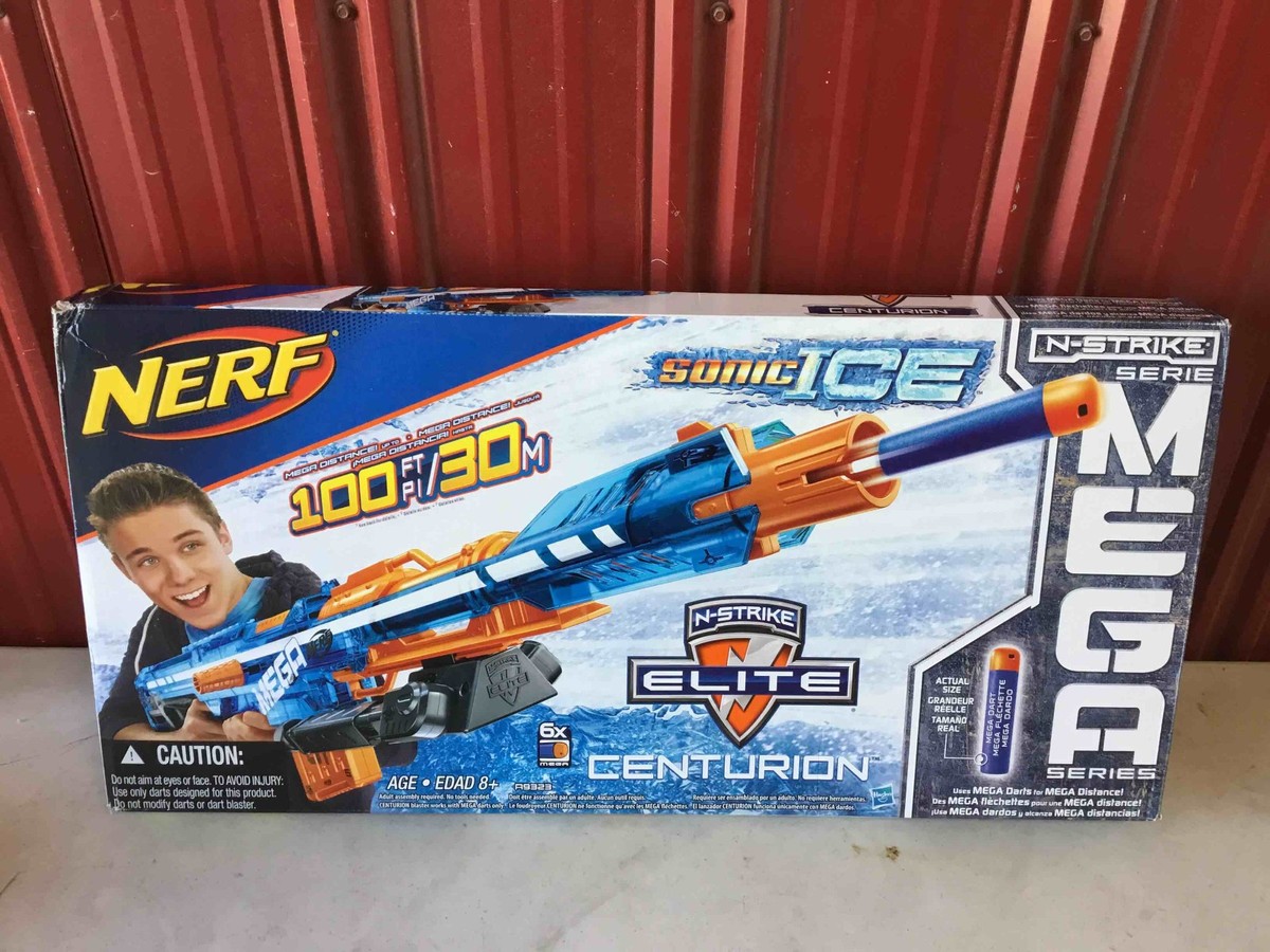 NERF B0578 N-strike Elite Sonic Ice Centurion Blaster for sale