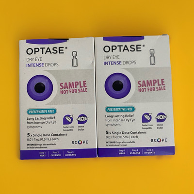 Optase Dry Eye Intense Drops Preservative-Free Contact Lens Compatible 5x0.01