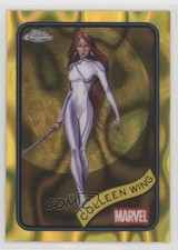 2025 Topps Chrome Marvel Comics Yellow Lava Refractor Colleen Wing #47 1j8b