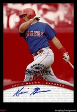 1997 Donruss Signature Series #45 Kevin Brown ON CARD AUTO RANGERS
