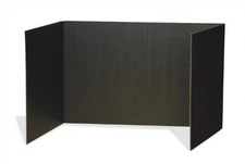 Pacon Privacy Boards - 48" Width X 16" Height - Black (PAC3791)