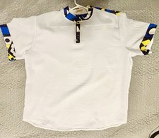 Men  s Lightweight Dashiki Shirt Afrojo Rio Samakaka Custom Large Angola/ Brazil