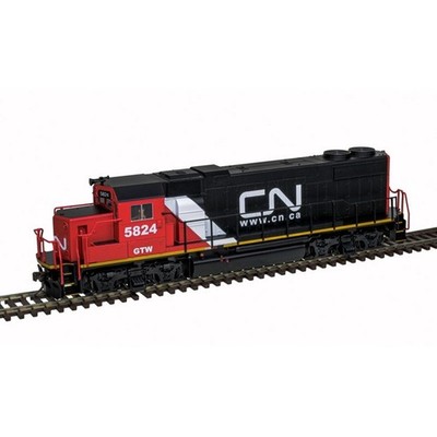 Atlas HO ~ Trainman ~ GP38-2 ~ Standard DC ~ Canadian National #5824 ~ 10004556