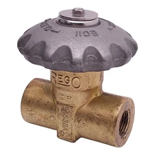Rego 9453DA Brass Shut-Off Valve, 2-Way, 3/8in x 3/8in Female NPT, 42bar Max