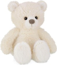 Bearington Tucker Off White Teddy Bear Stuffed Animal - 11" Soft Teddy Bear Plus