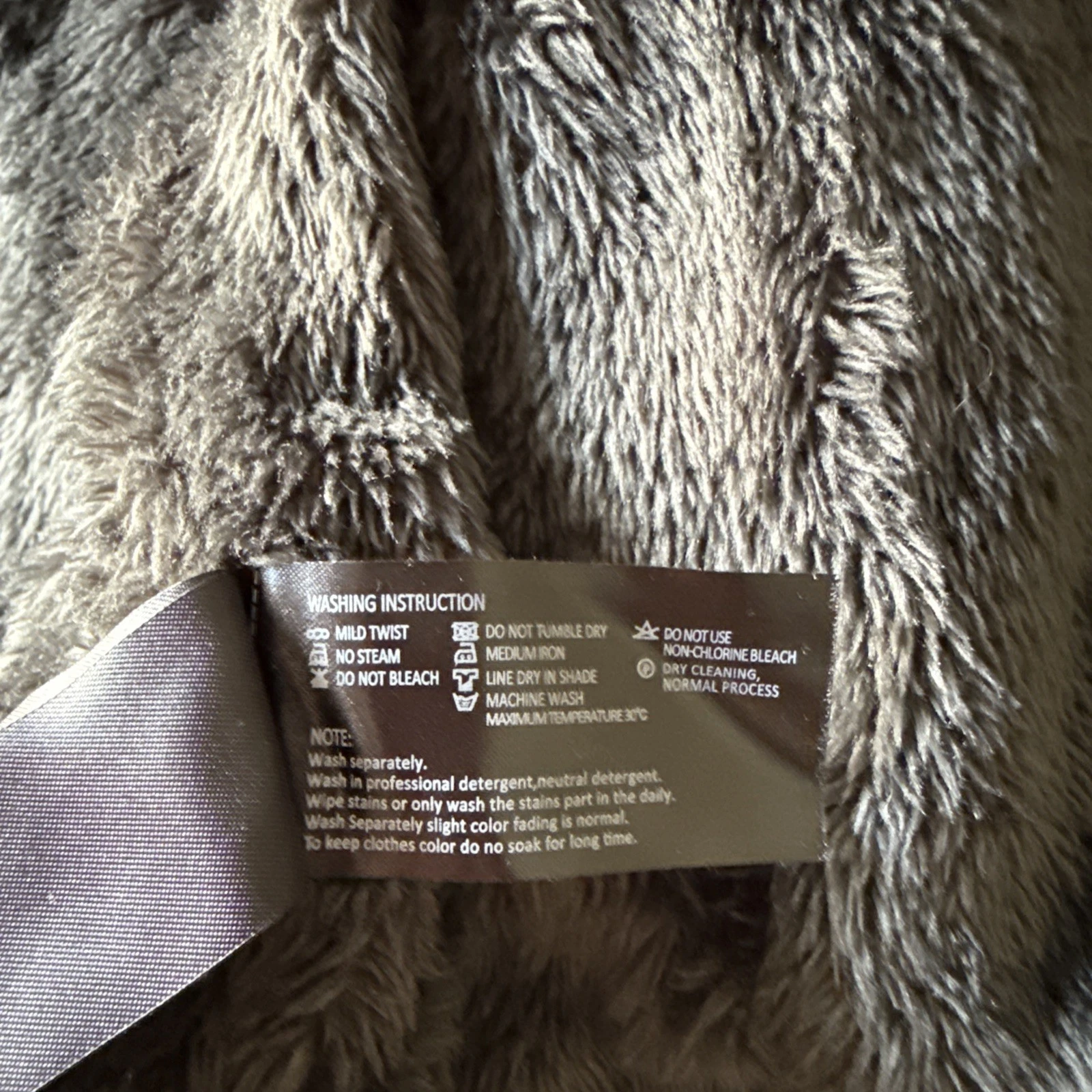 Wantdo Jacket Mens M Canvas BLACK Full Zip Faux Fur Lined Winter Warm Utility - product detail image 13