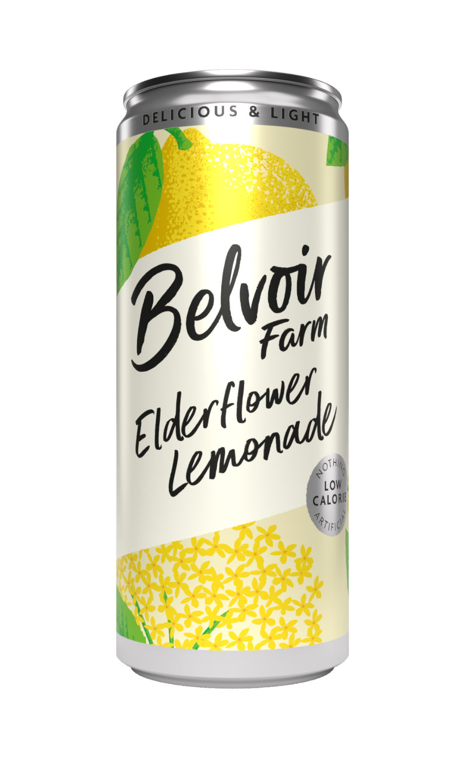 Belvoir Elderflower Lemonade Can 330ml- Pack of 3