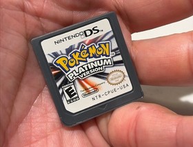 Pok&eacute;mon Platinum Version for Nintendo DS Game Cartridge Tested Works PLS READ