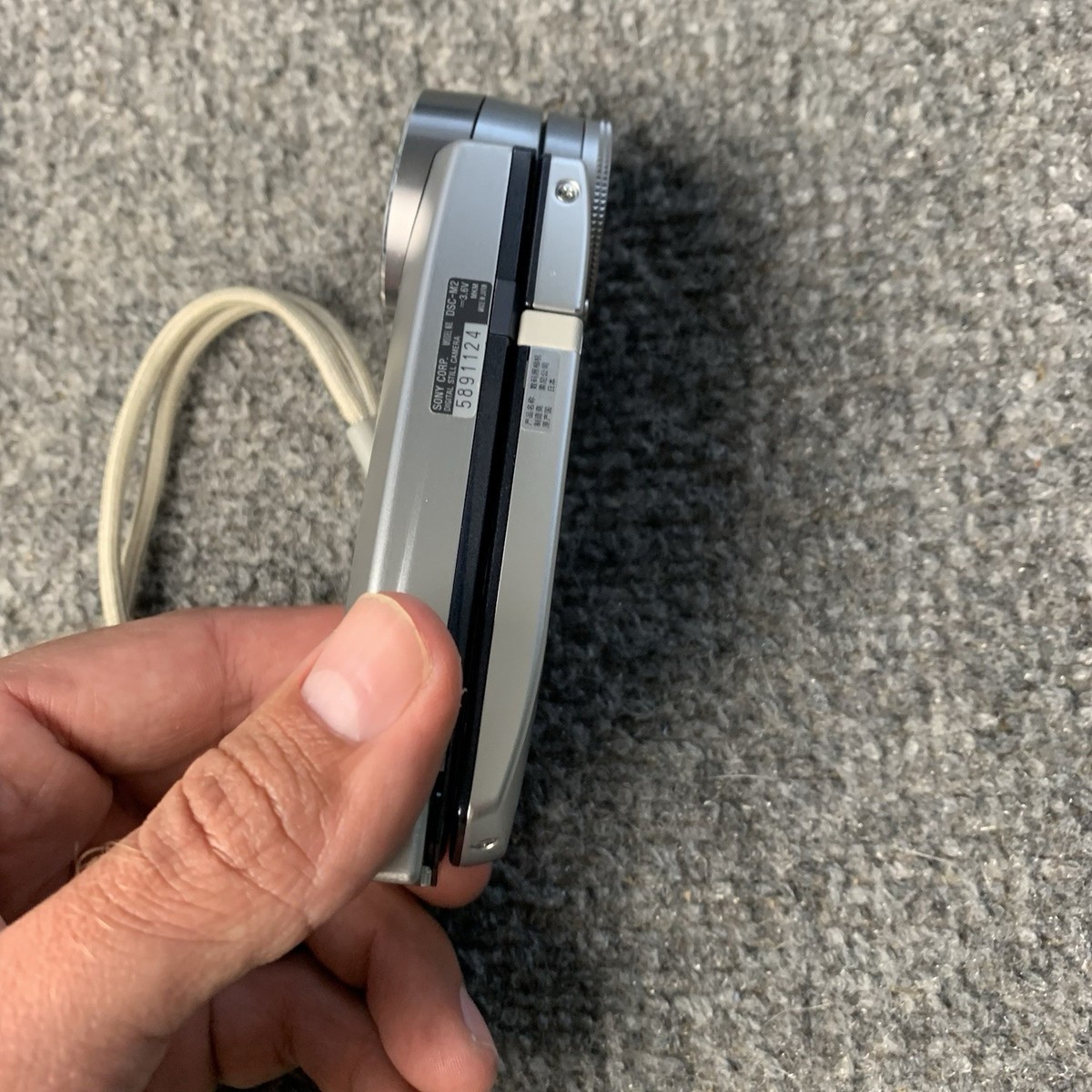 Sony Cyber-shot DSC-M2 5.1MP Digital Camera - Silver for sale