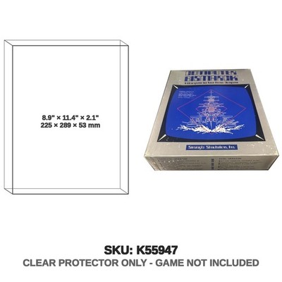 Protector For SSI Bismarck Apple II Computer Game Thick Box