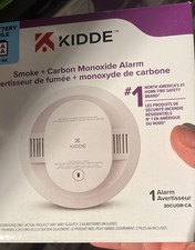 Kidde Smoke  Carbon Dioxide Detector Alarm 30CUDR Battery Operated 9267