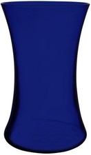 Floral Supply Online 8" Cobalt Blue Gathering Vase and Flower Guide Booklet