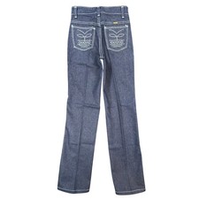 Maverick Vintage 70s Jeans Boys 12 Slim Blue Straight Leg NWT Deadstock