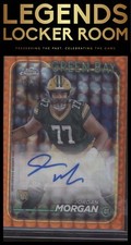 2024 Topps Chrome #RA-JMO Jordan Morgan Rookie Autographs Orange Refractor #/25