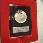 1976 USA Franklin Mint HOLIDAY “The Toymaker’s Old Proof Sterling Silver Medal