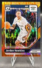 2024 Panini Donruss Optic Jordan Hawkins #68 Orange Shock Prizm /225