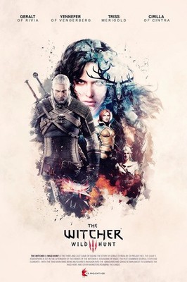 The Witcher 3 Wild Hunt Character Collage Game Poster