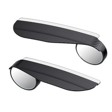 2PCS Car Blind Spot Mirrors, 2-in-1 Rain Eyebrow Reversing Side Rearview