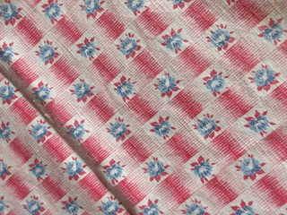 Vintage 30s 40s Feed Sack Cotton Sewing Quilting Fabric