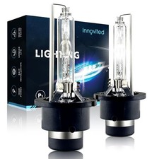 Hid Xenon Headlight Bulbs High Low Beam 66440 42402 D4s 6000k Cool White