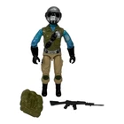 Vtg Hasbro GI Joe Steel Brigade v1D 3.75" Mail Away Figure w Weapons No Patch