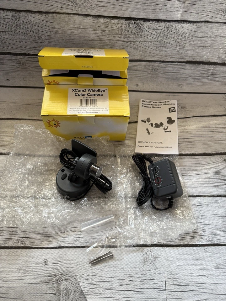 X10 Xcam2 WideEye InstantON Wireless 2.4 GHz Color Video Camera Model XX17A NIB - Image 3 of 4