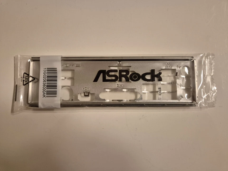 I/O IO Blende Shield für ASRock B550M-HDV - inkl. Handbuch - Bild 2 von 3