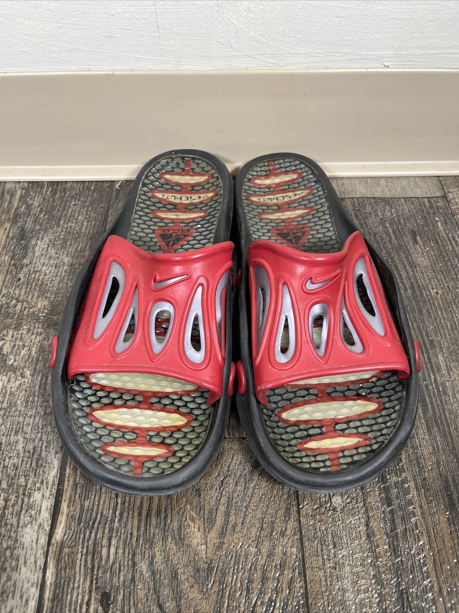 VTG Nike 90s Nike ACG Air Deschutz Red Size 11 Men's Slides