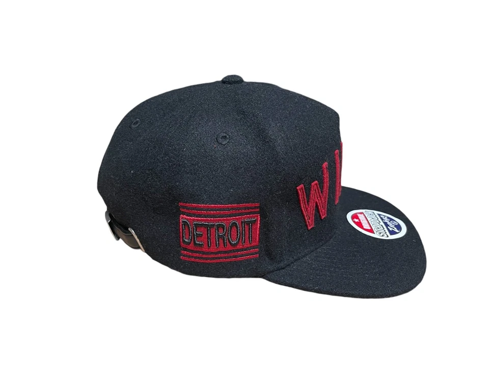 Vintage Zephyr Detroit Red Wings Hockey Snapback Hat Cap 100% Wool - Image 3 of 4