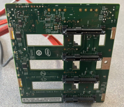 INTEL G15583-303 SAS Hot-Swap Backplane Board DA0S6CTH4C0 w SATA & HSBP Cables
