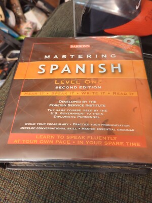Brand New Barrons Mastering Spanish Level 1