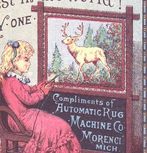 Sewing Needle Stitcher Scofield Automatic Embroidering Machine Morenci Rug Card