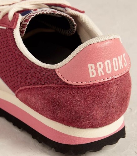 Brooks Vanguard Varsity Trainers Retro Red Men Size 11 - Picture 5 of 8