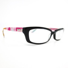 byblos Eyeglasses Frames B361 7504 Black pink Rectangular Full Rim 51-16-135