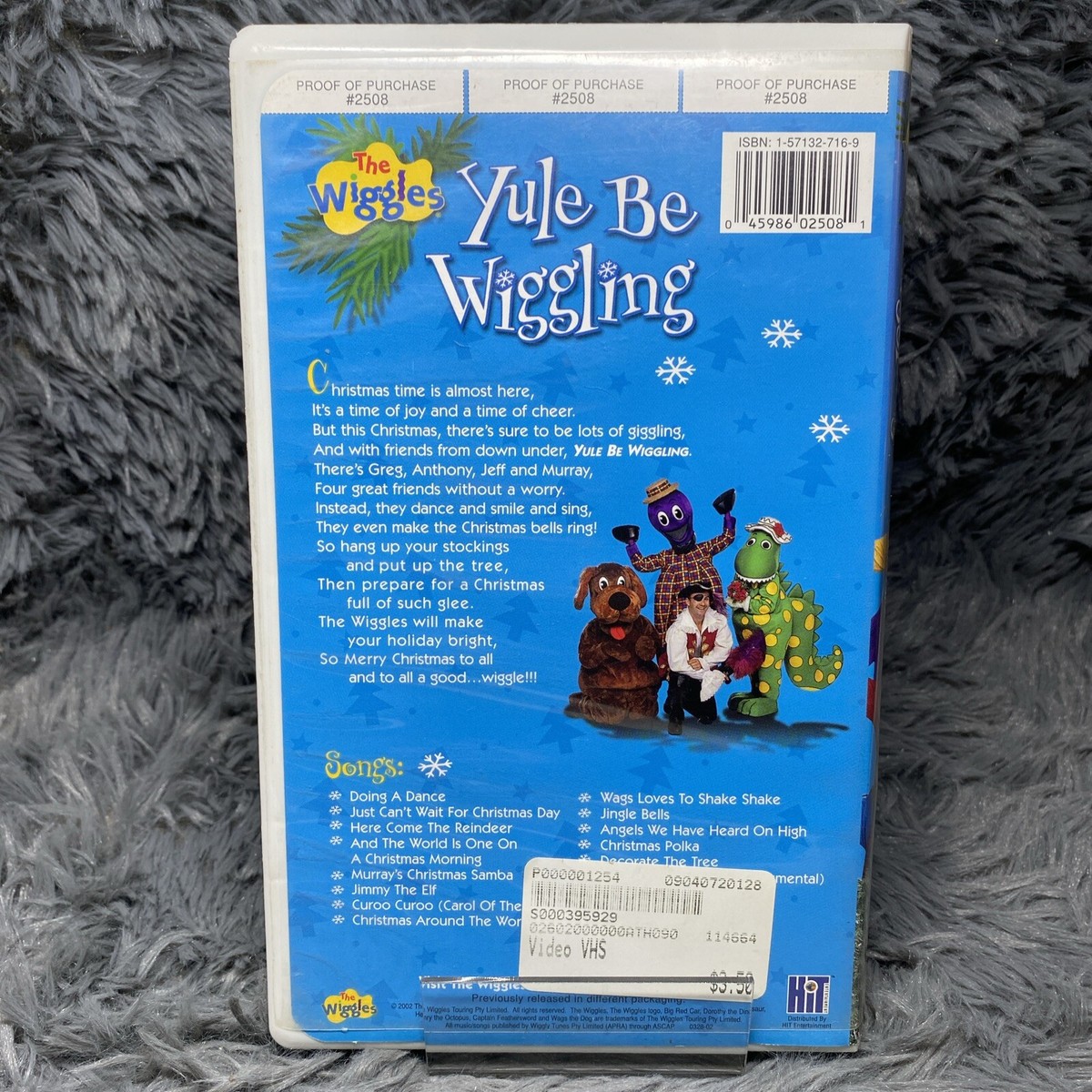 The Wiggles Yule Be Wiggling Vhs Video Tape 2002 Hit