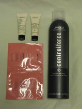 Aveda Control Force Firm Hold Hair Spray 9.1oz Full Sz  Shampure Samples