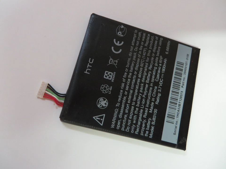 ORIGINAL HTC One X XL S720E G23 Li-ion BATTERY BJ83100 - Image 4 of 4