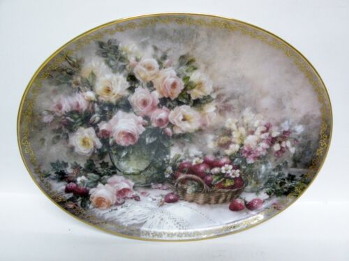 W S George Collector Plate - Lena Liu's Country Accents - Garden Delights vgc 8" - Picture 1 of 4