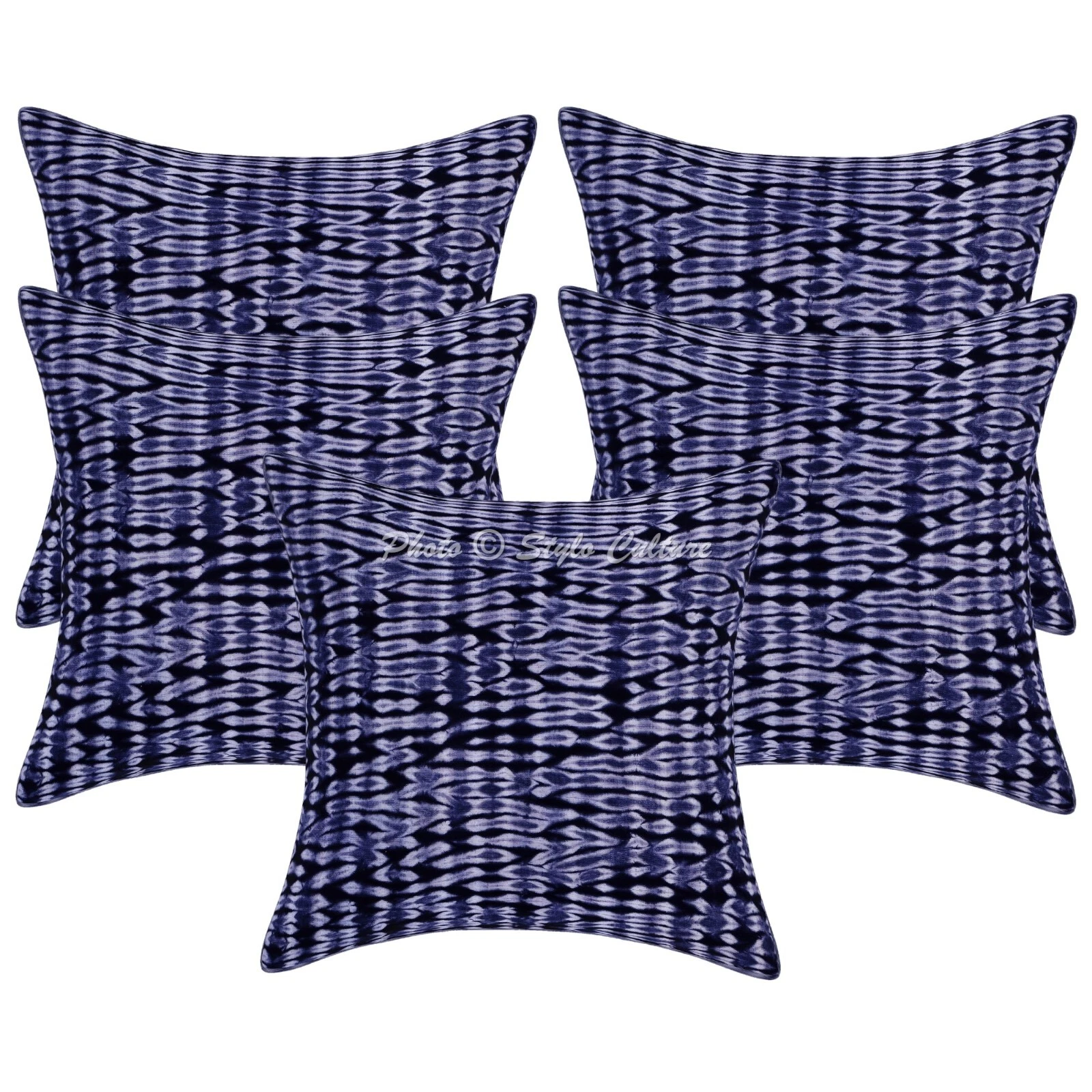 Shibori Cushion Cover Tie Dye Bohemian Boho Bohemian Pillow Cases For Home Decor