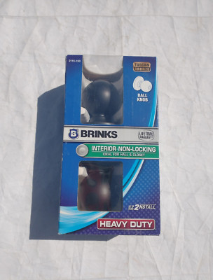 BRINKS Interior Non-Locking Ball Knob Tuscan Bronze