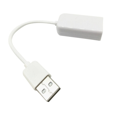 Sound Card Adapter Cable Usb Stereo Audio Interface for Pc 2.0 with Line