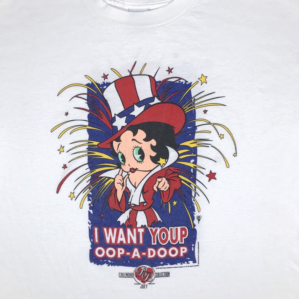 ★激レア ！◆BETTY BOOP ボーダー柄 ヴィンテージ シングルステッチ $_57.JPG?set_id=8800005007