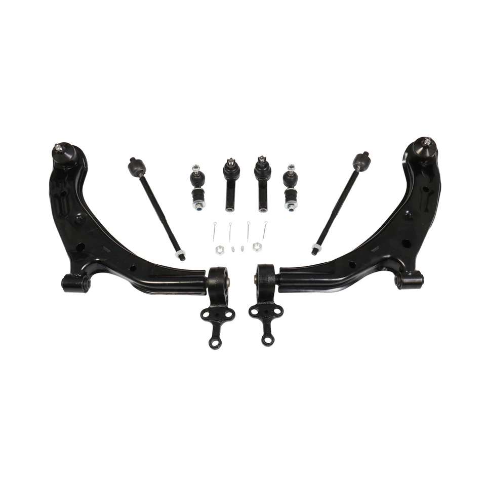 Front Lower Control Arms Sway Bars Tie Rods Kit For 2000-2006 Nissan Sentra - Image 3 of 4