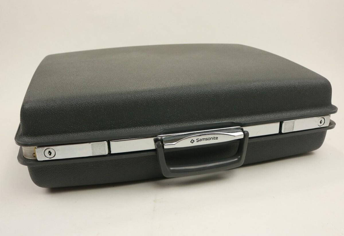 Vintage Samsonite Grey Hard Case Suitcase Luggage No Keys | eBay