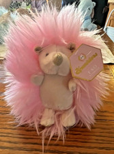 FAO SCHWARZ 6" PLUSH SPARKLERS THE HEDGEHOG - PINK